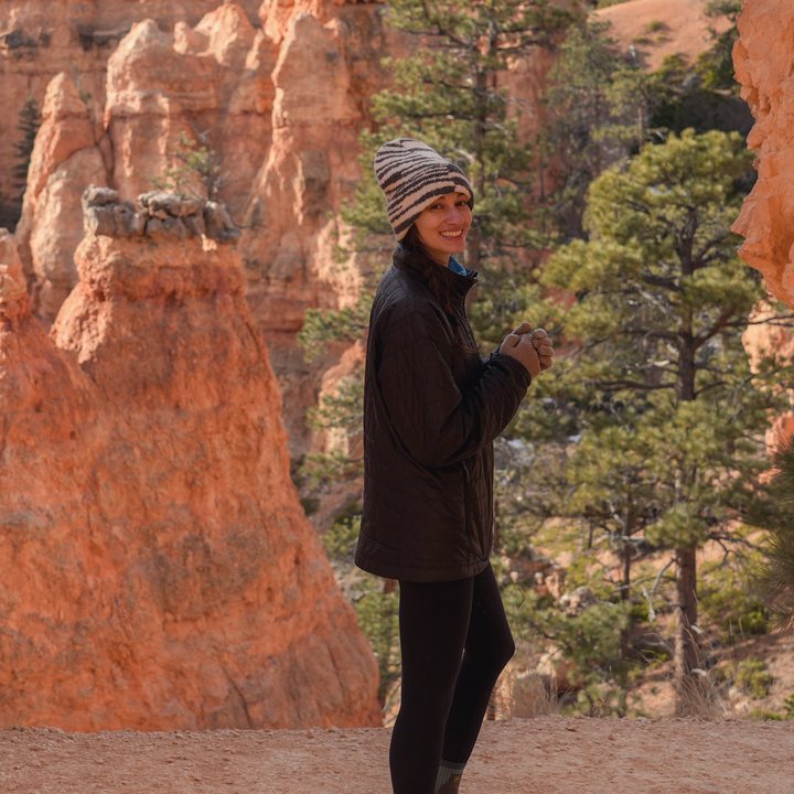 Shir among orange hoodoos